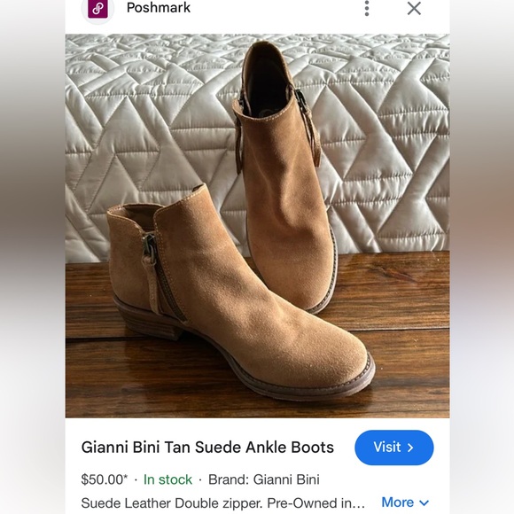 GIANNI BINI GENUINE LEATHER ANKLE BOOTS - Picture 10 of 12